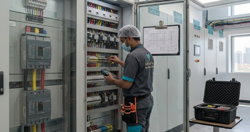 مشروع صيانة وتأهيل الشبكات وأنظمة التحكم الكهربائية